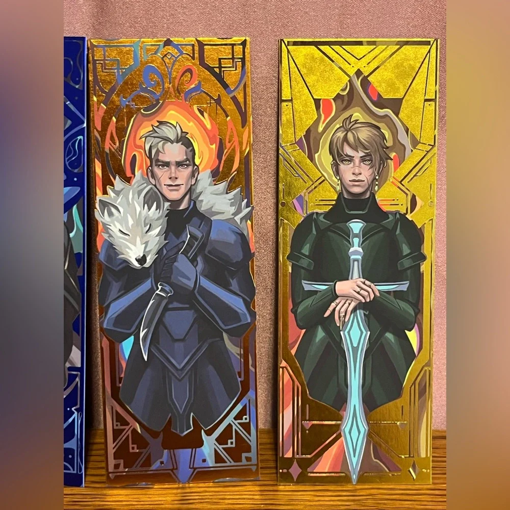 Fairyloot Red Rising Foiled Bookmarks New - Picture 3 of 6